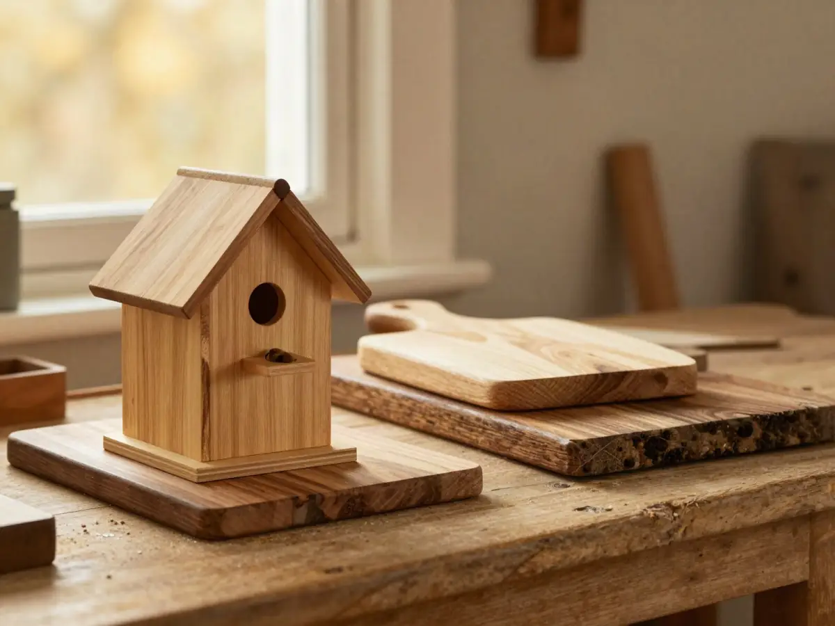 Kitchen & small gifts: Cutting boards, birdhouses